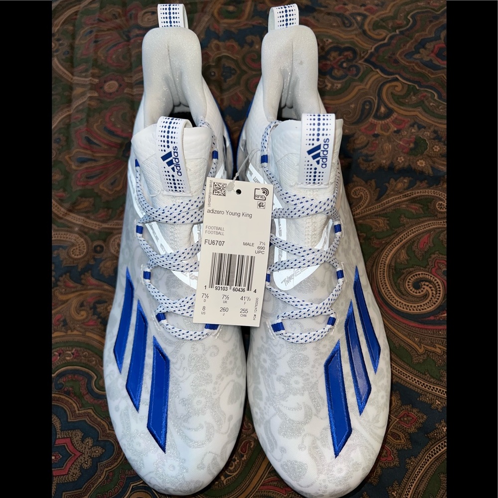 New Adidas Adizero Young King Mens Football Cleats SZ 8